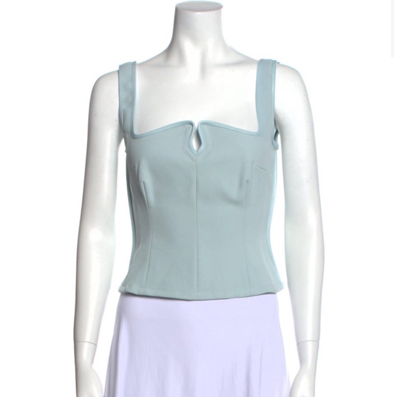 Paris Georgia Blue Corset Top - Picture 1 of 7
